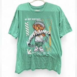 Always Blessed Graphic Tee in Green